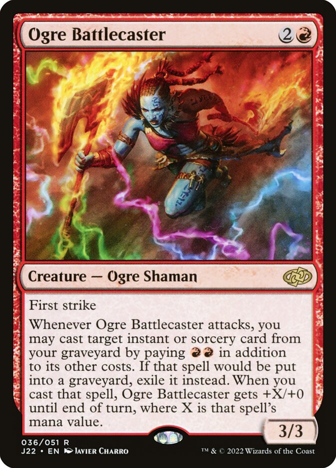 Ogre Battlecaster, Jumpstart 2022 · 036