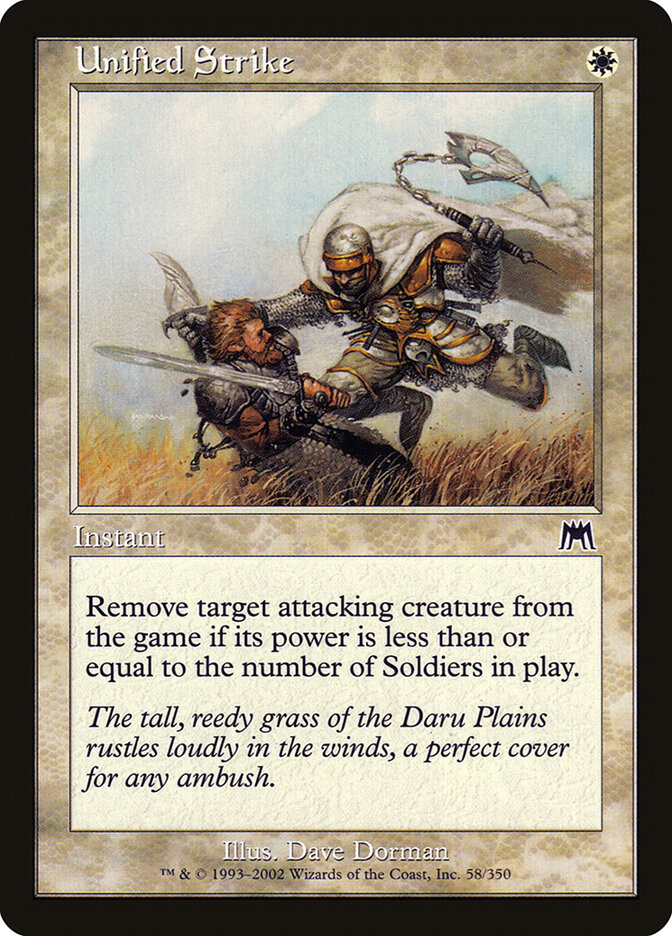 Unified Strike, Onslaught · 58/350
