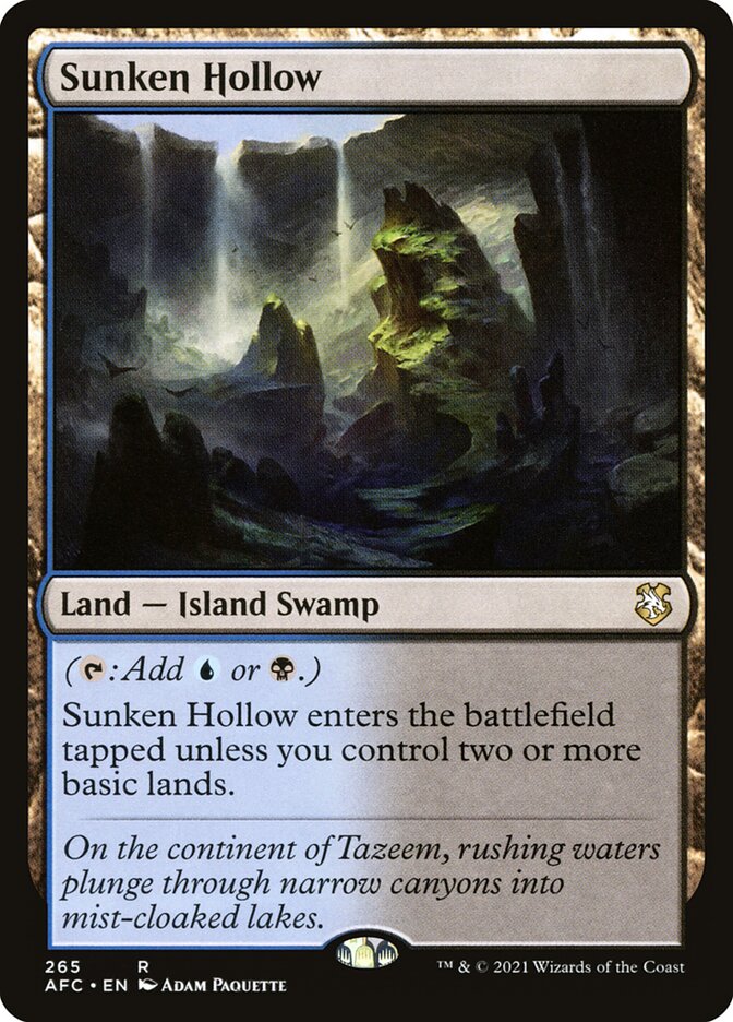 Sunken Hollow, Forgotten Realms Commander · 265