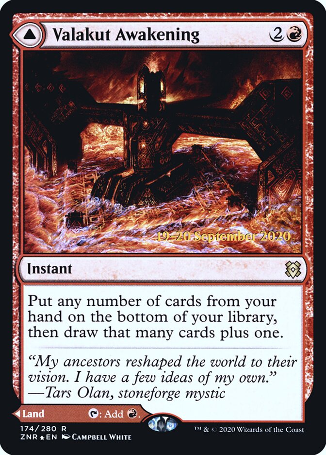 Valakut Awakening // Valakut Stoneforge, Zendikar Rising Promos · 174/280