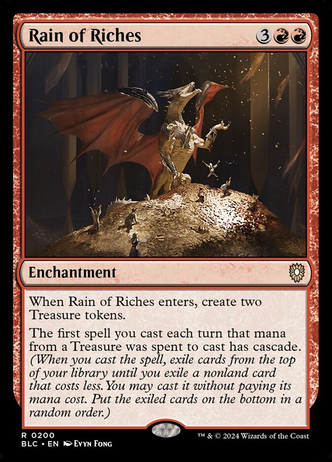 Rain of Riches, Bloomburrow Commander · 0200