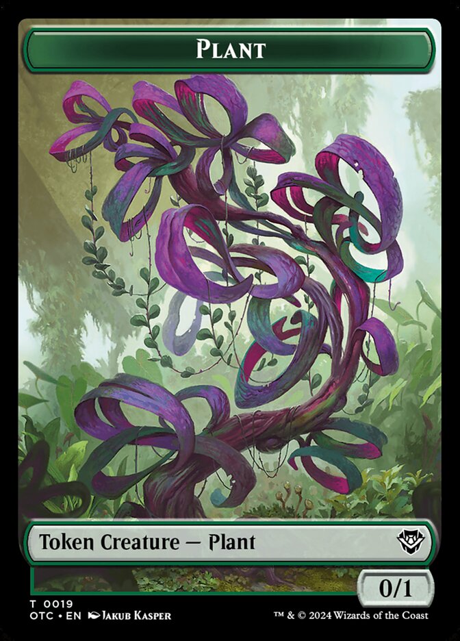 Plant, Outlaws of Thunder Junction Commander Tokens · 0019