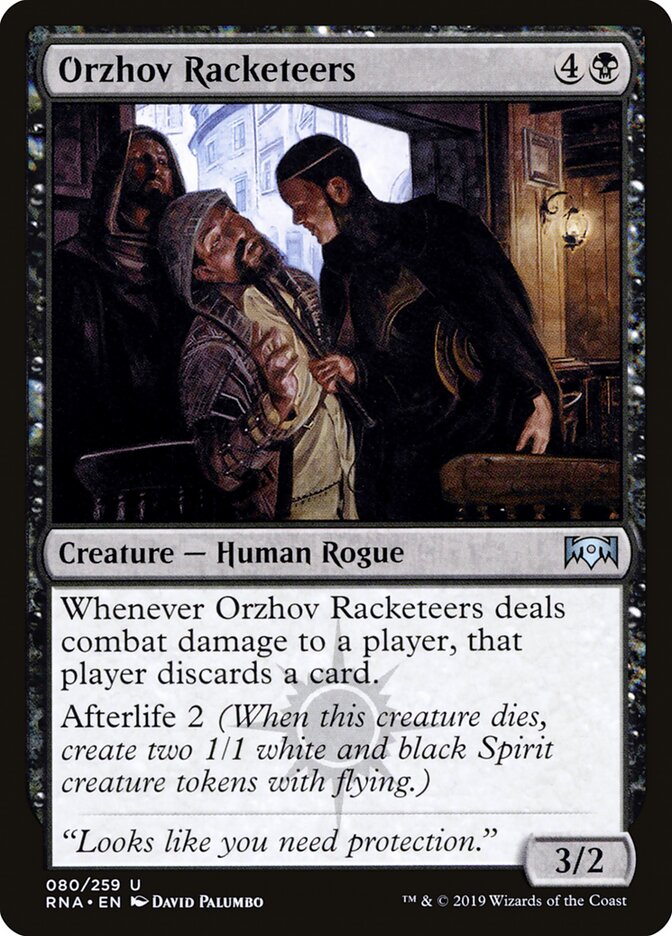 Orzhov Racketeers, Ravnica Allegiance · 080/259