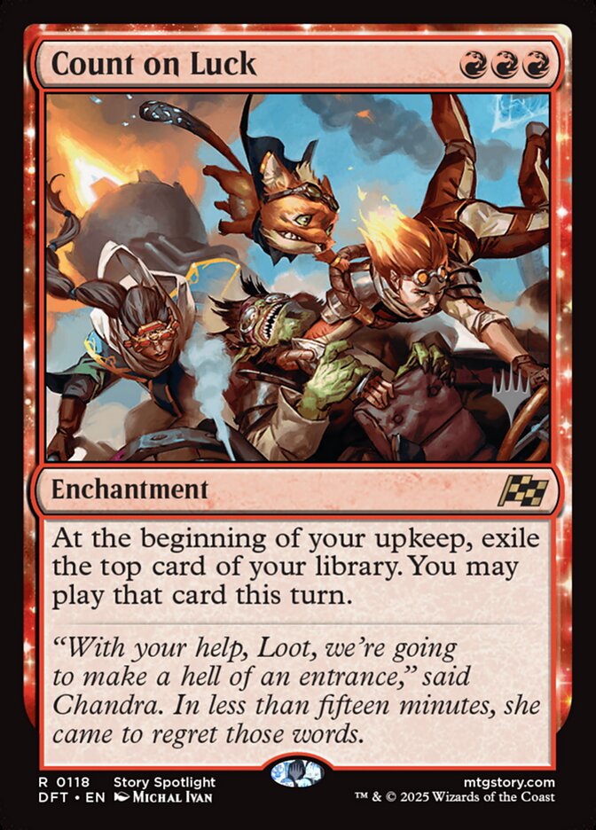 Count on Luck, Aetherdrift Promos · 0118