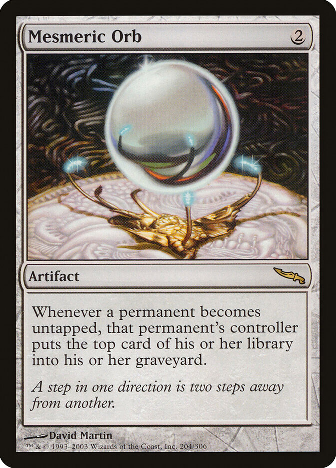 Mesmeric Orb, Mirrodin · 204/306