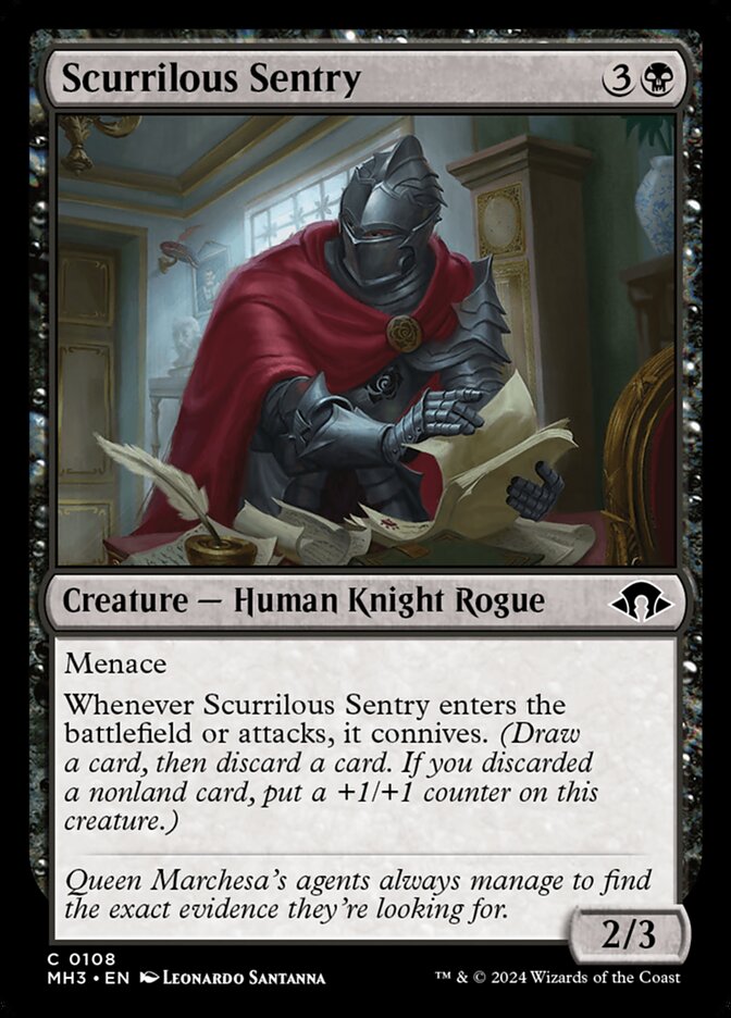 Scurrilous Sentry, Modern Horizons 3 · 0108