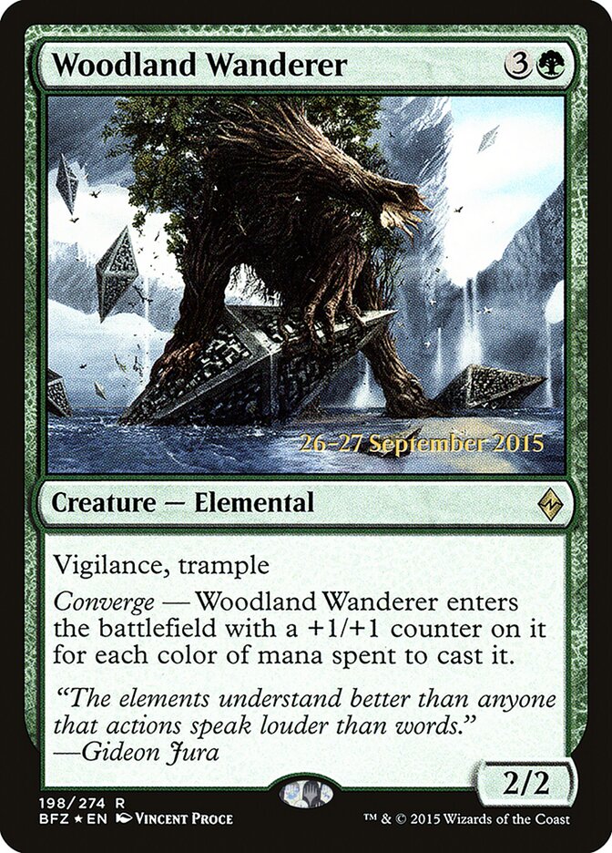Woodland Wanderer, Battle for Zendikar Promos · 198/274