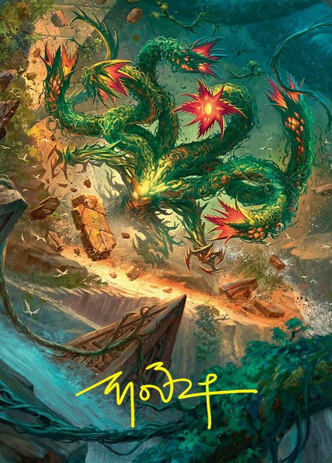 Mossborn Hydra // Mossborn Hydra, Foundations Art Series · 0042