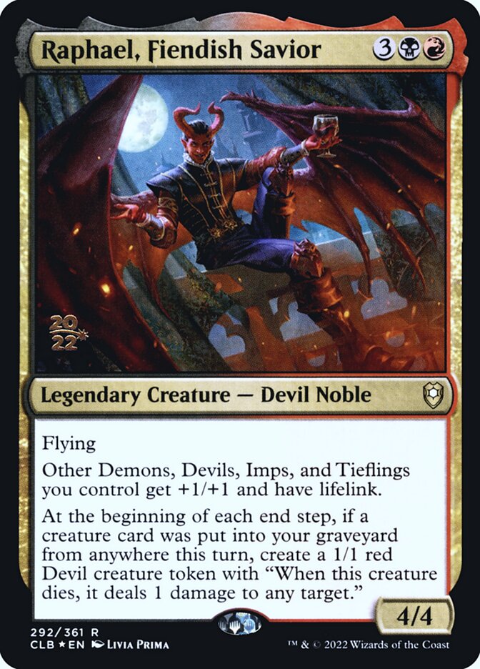 Raphael, Fiendish Savior, Battle for Baldur's Gate Promos · 292/361