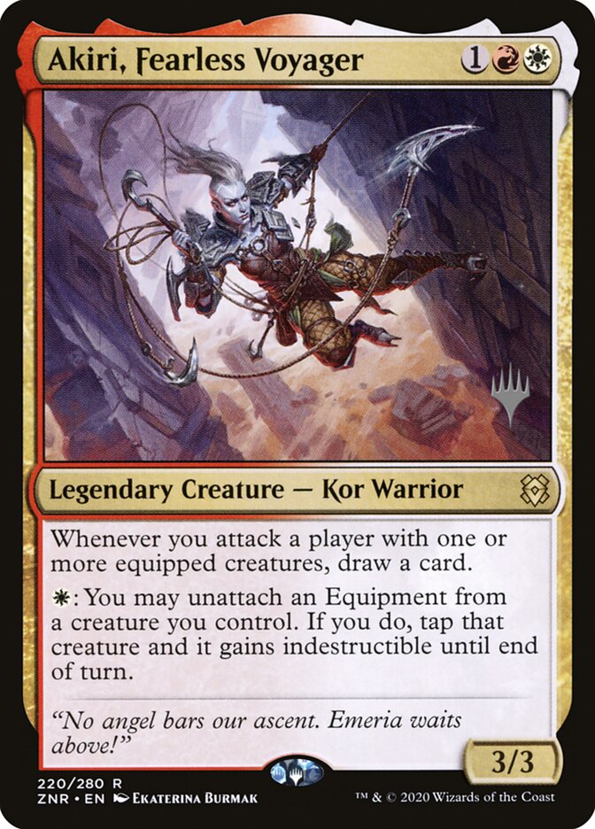 Akiri, Fearless Voyager, Zendikar Rising Promos · 220/280