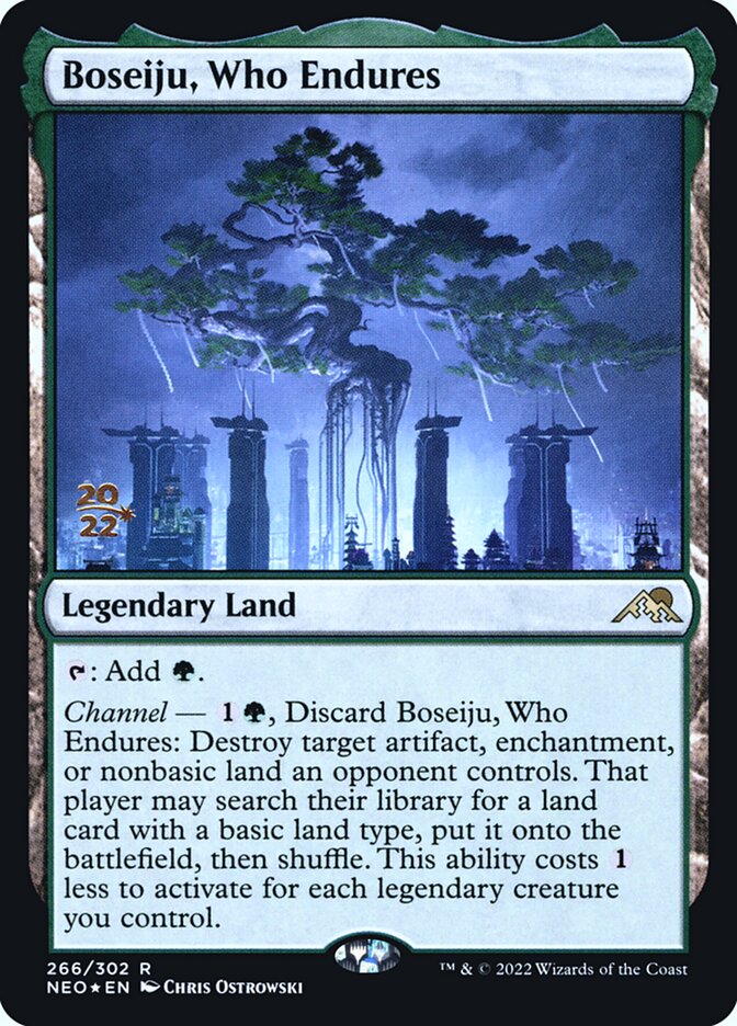 Boseiju, Who Endures, Kamigawa: Neon Dynasty Promos · 266/302