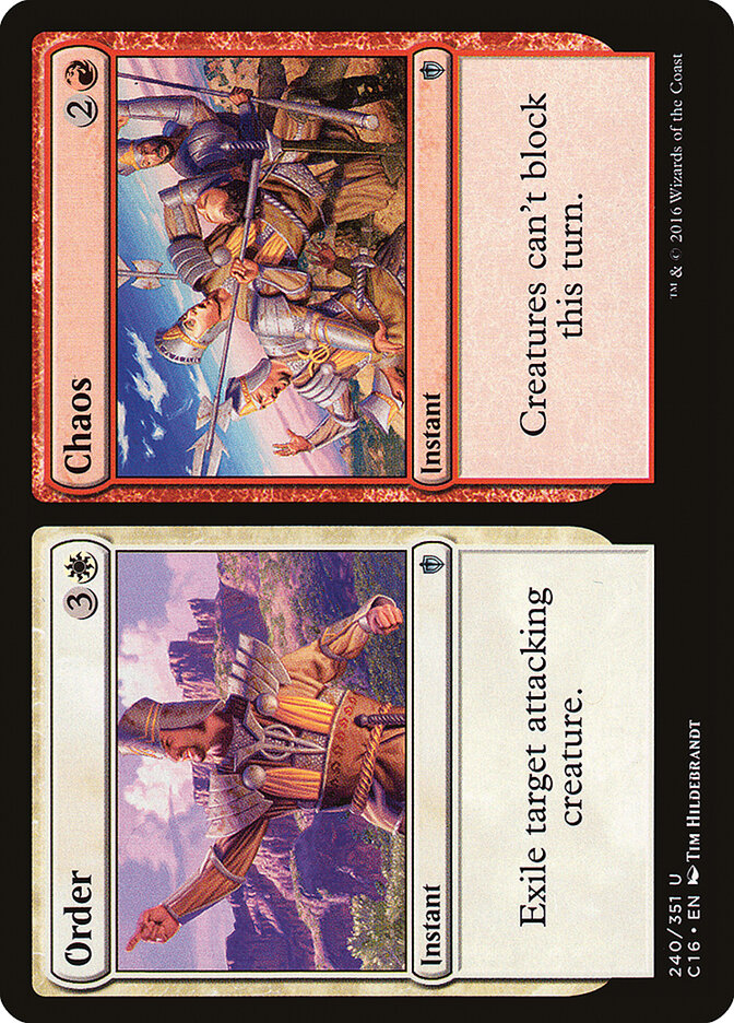 Order // Chaos, Commander 2016 · 240/351