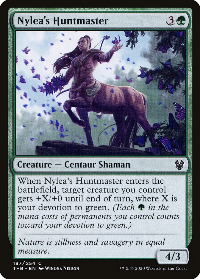 Nylea's Huntmaster, Theros Beyond Death · 187/254