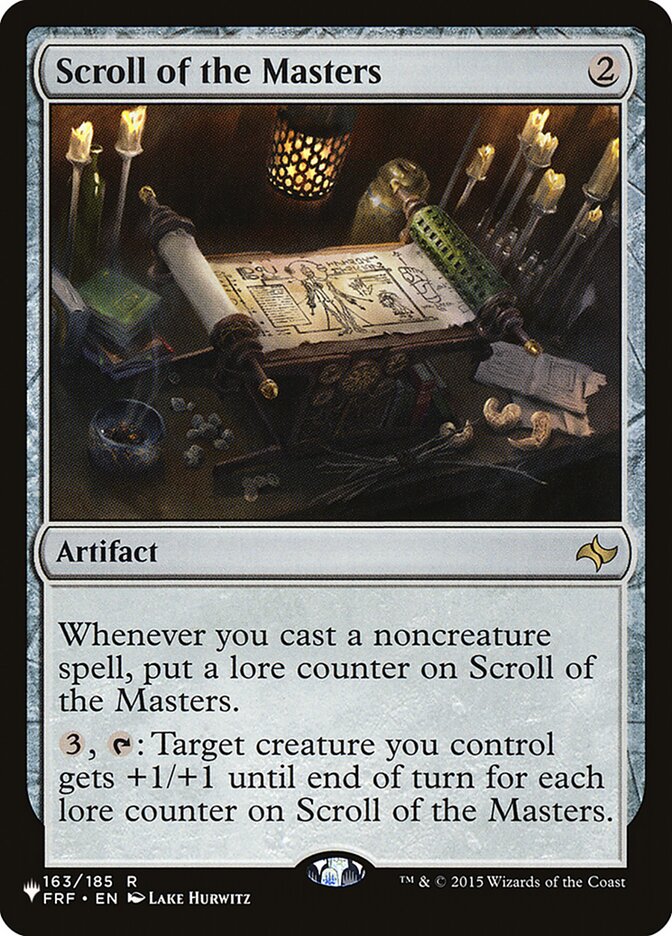 Scroll of the Masters, The List · frf-163