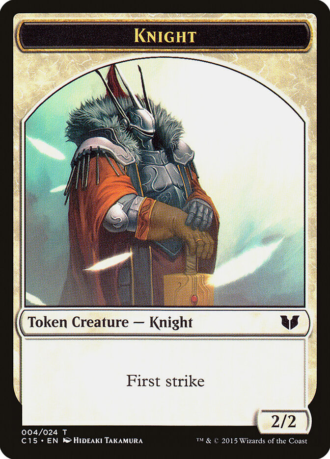 Knight, Commander 2015 Tokens · 004