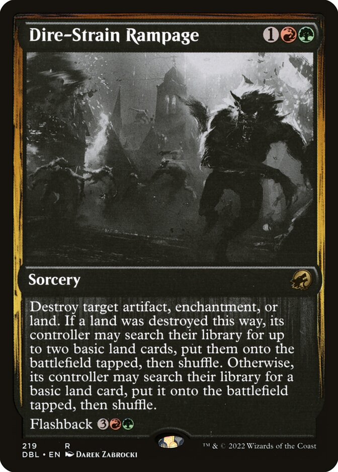 Dire-Strain Rampage, Innistrad: Double Feature · 219/534