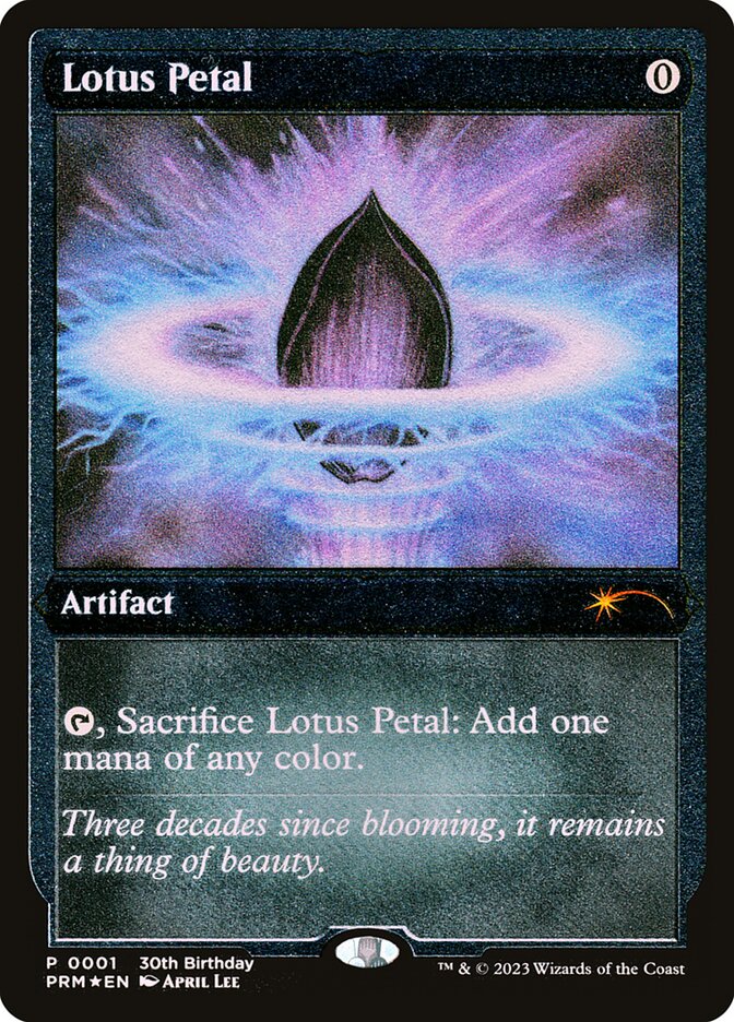 Lotus Petal, 30th Anniversary Misc Promos · 002/594