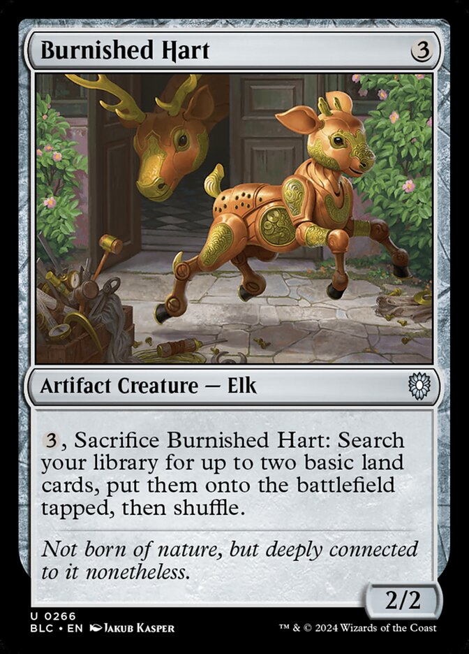 Burnished Hart, Bloomburrow Commander · 0266