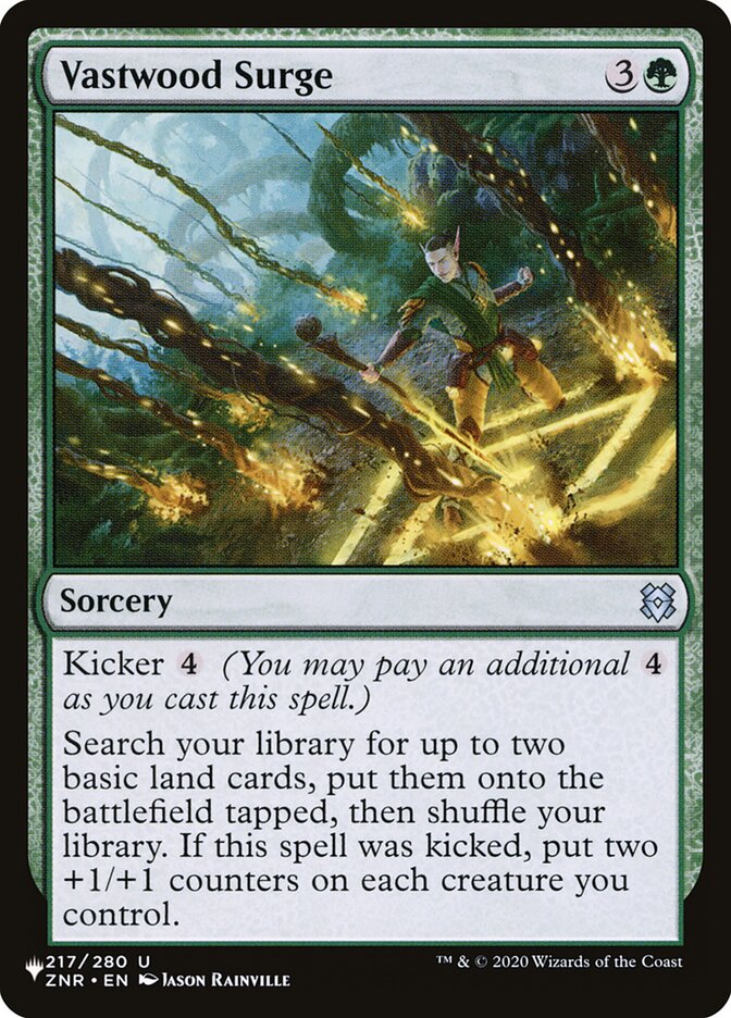 Vastwood Surge, The List · znr-217
