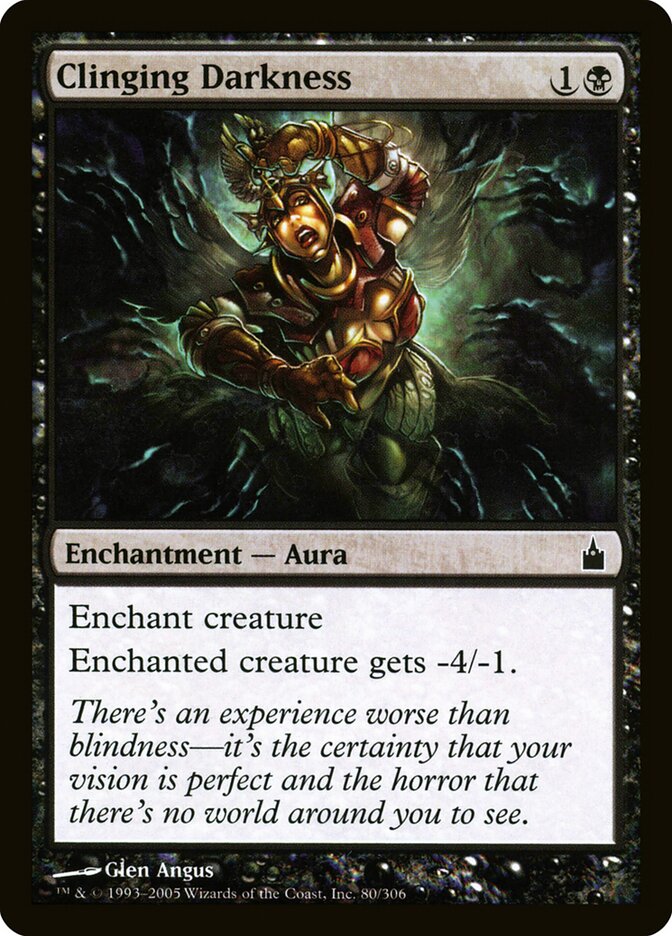 Clinging Darkness, Ravnica: City of Guilds · 80/306