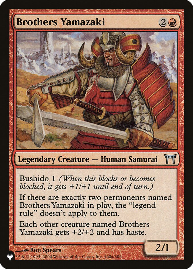 Brothers Yamazaki, The List · chk-160