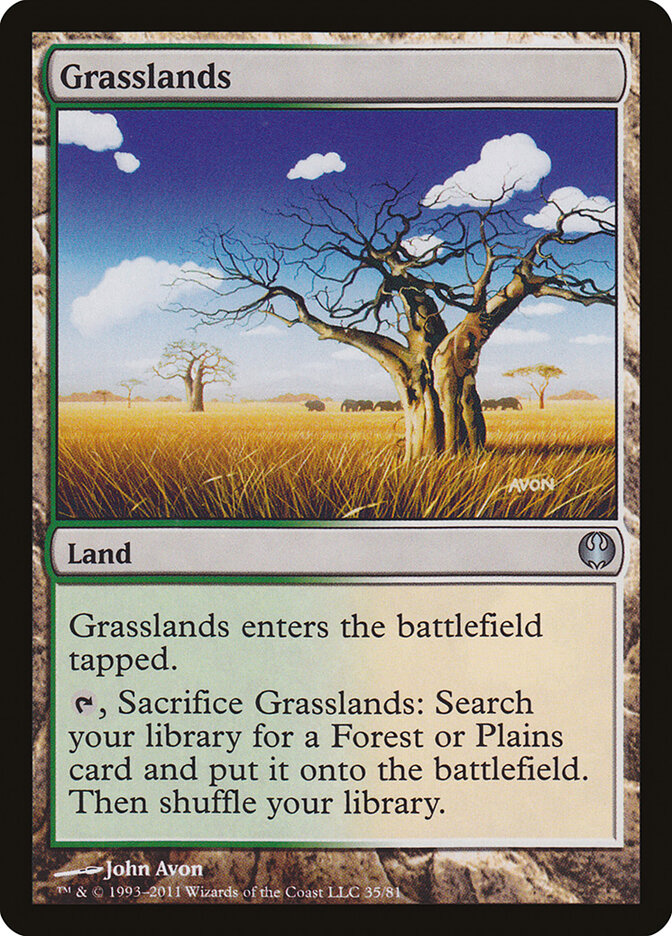 Grasslands, Duel Decks: Knights vs. Dragons · 35/81