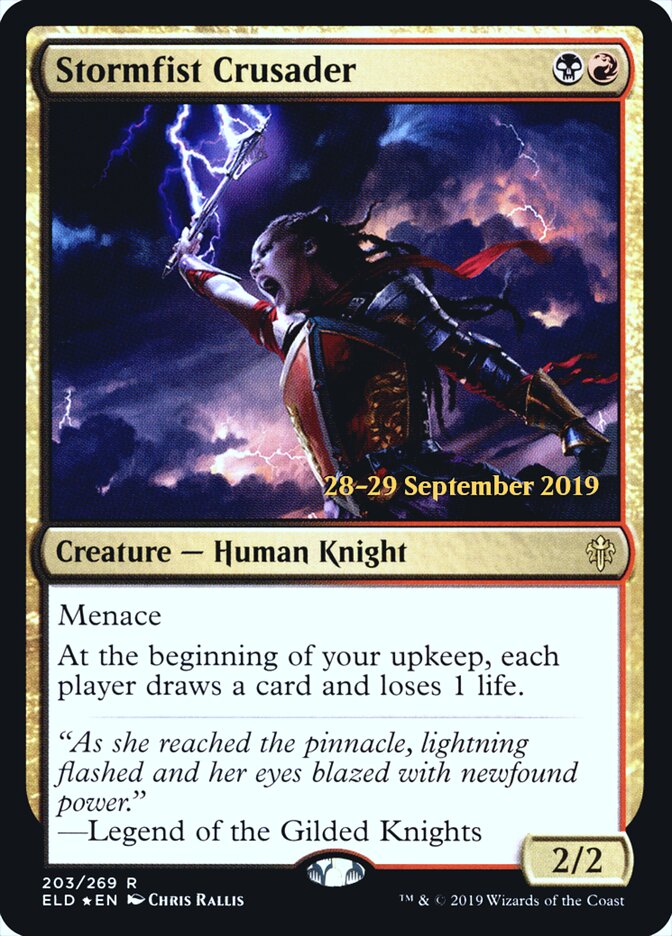 Stormfist Crusader, Throne of Eldraine Promos · 203/269