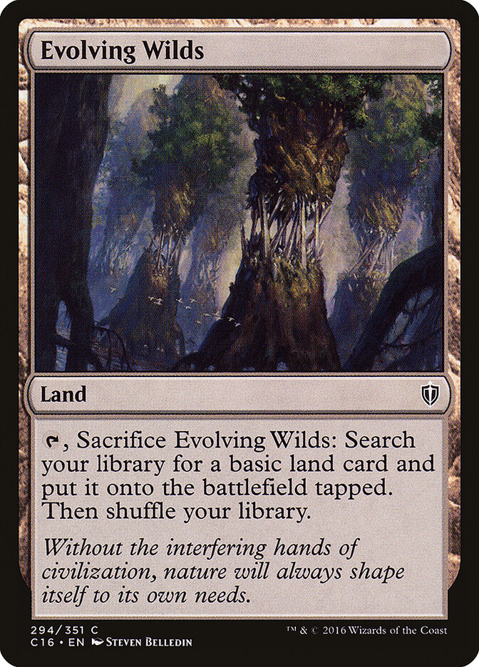 Evolving Wilds, Commander 2016 · 294/351