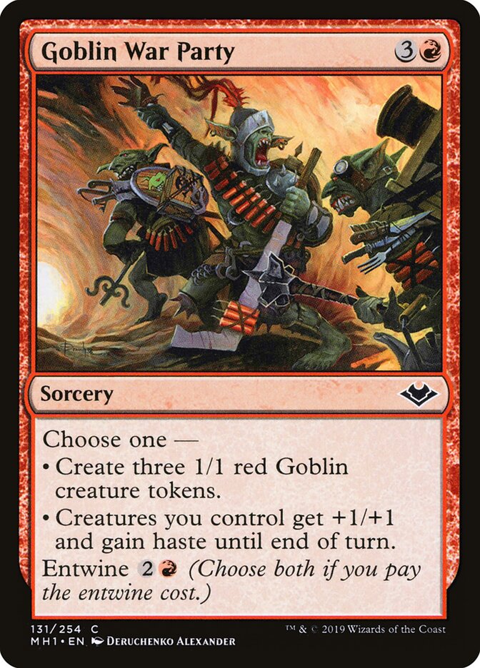 Goblin War Party, Modern Horizons · 131/254