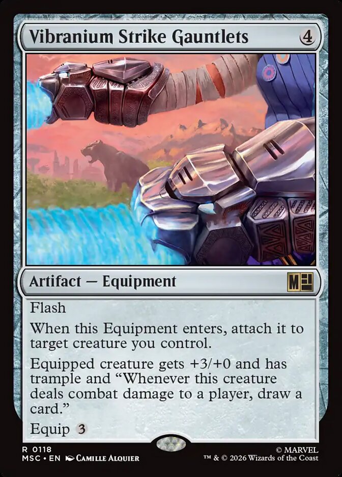 Vibranium Strike Gauntlets, Marvel Super Heroes Commander · 0118