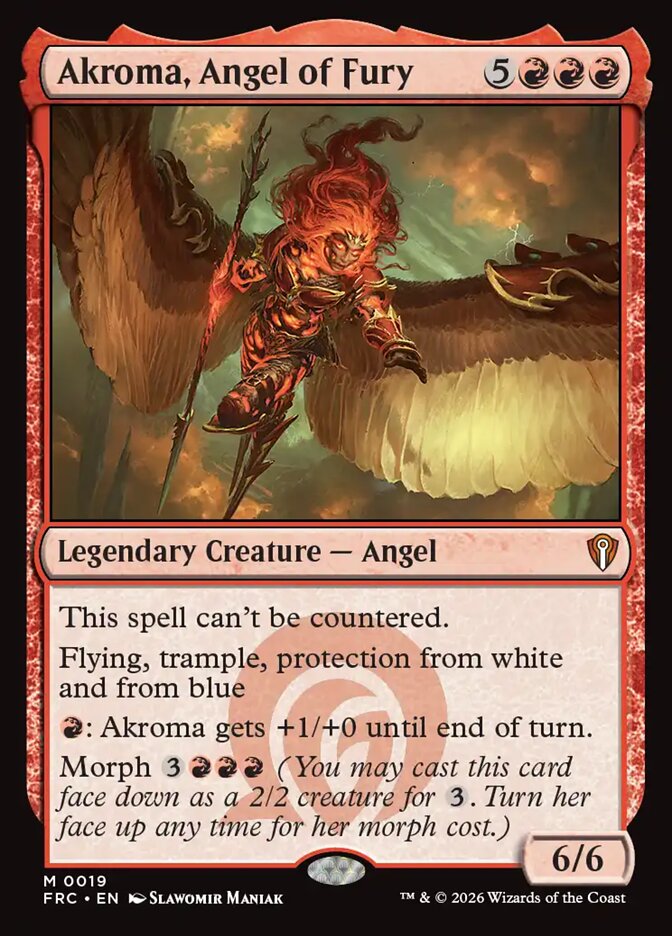 Akroma, Angel of Fury, Reality Fracture Commander · 0019