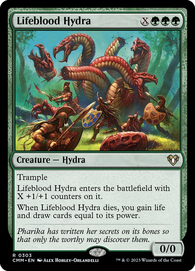 Lifeblood Hydra, Commander Masters · 0303