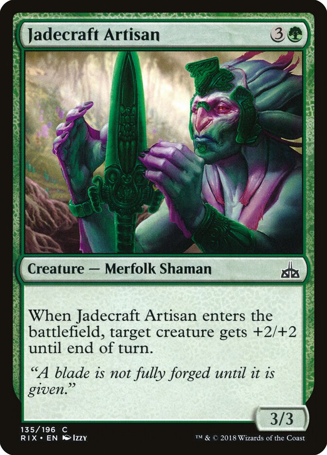 Jadecraft Artisan, Rivals of Ixalan · 135/196