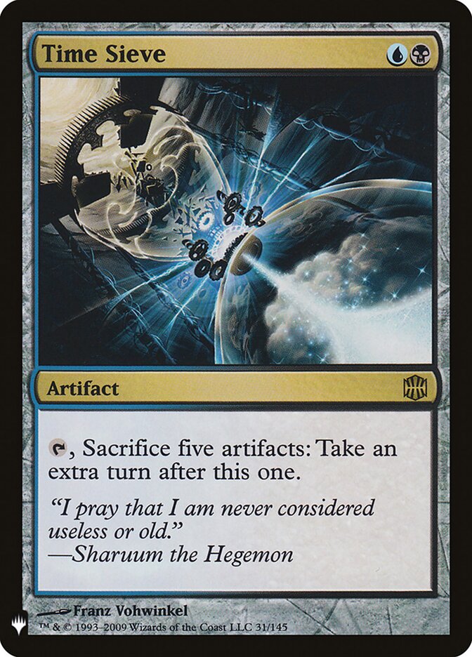 Time Sieve, The List · arb-31