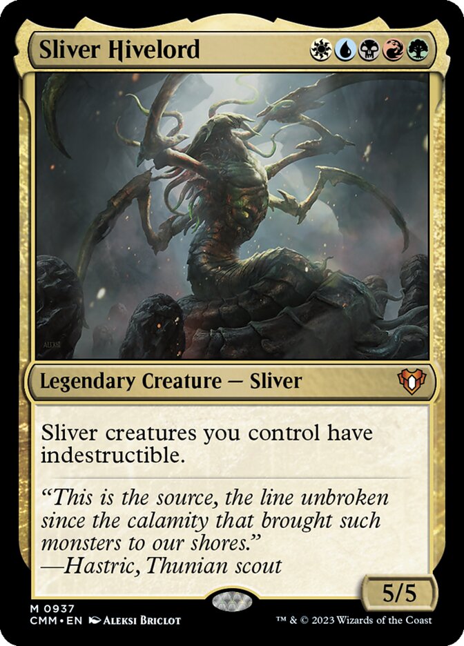 Sliver Hivelord, Commander Masters · 0937