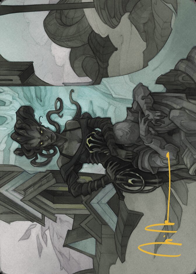 Vraska Joins Up // Vraska Joins Up, Outlaws of Thunder Junction Art Series · 0034