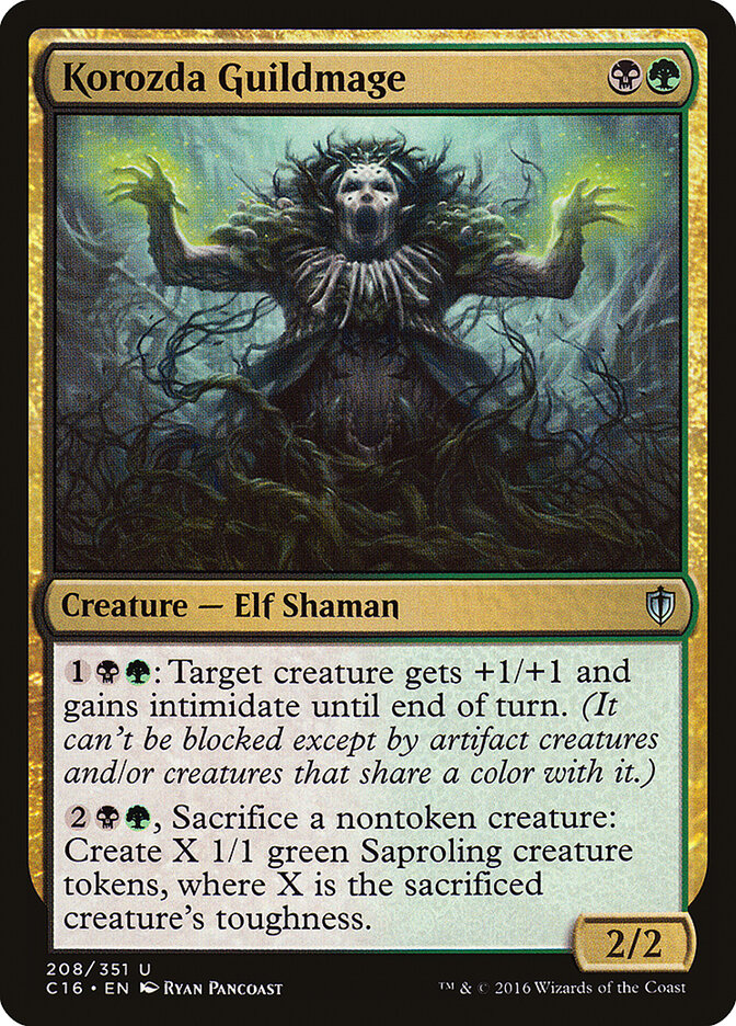 Korozda Guildmage, Commander 2016 · 208/351
