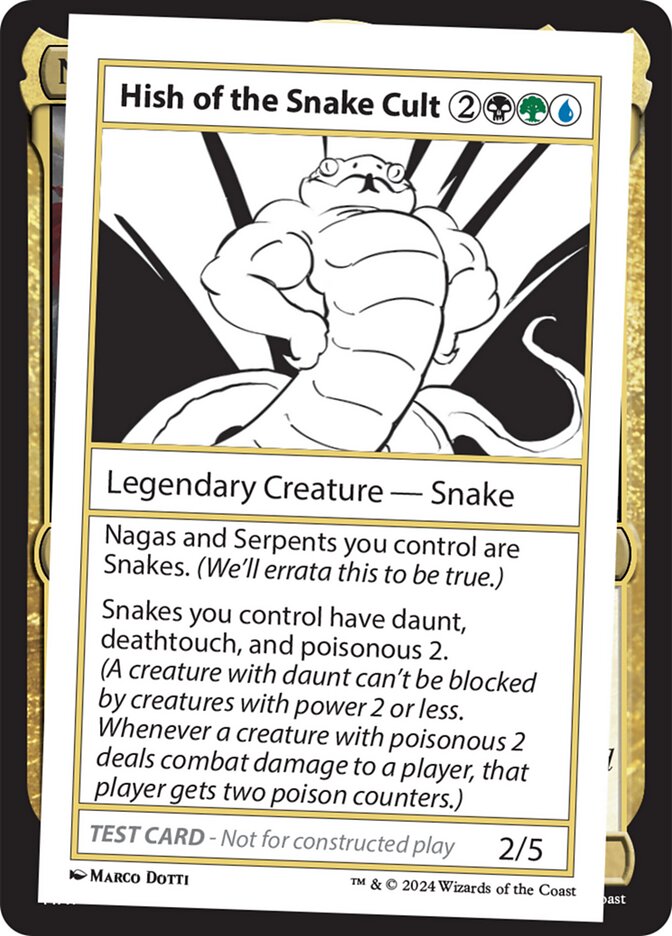 Hish of the Snake Cult, Mystery Booster 2 · 0595
