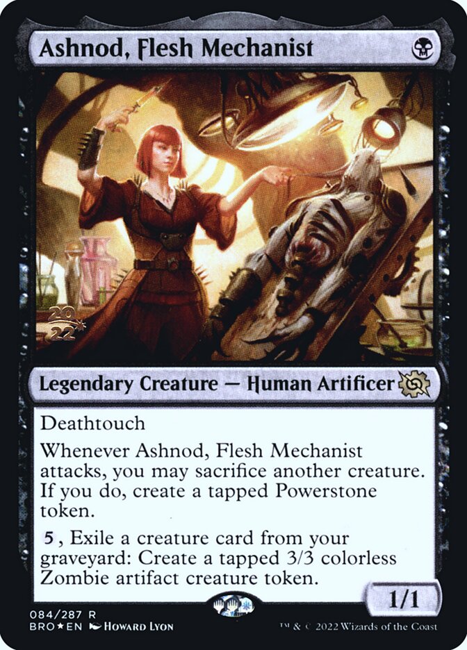 Ashnod, Flesh Mechanist, The Brothers' War Promos · 084/287