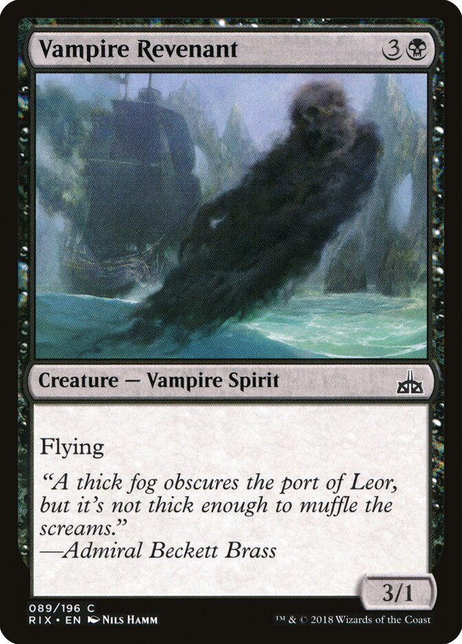Vampire Revenant, Rivals of Ixalan · 089/196