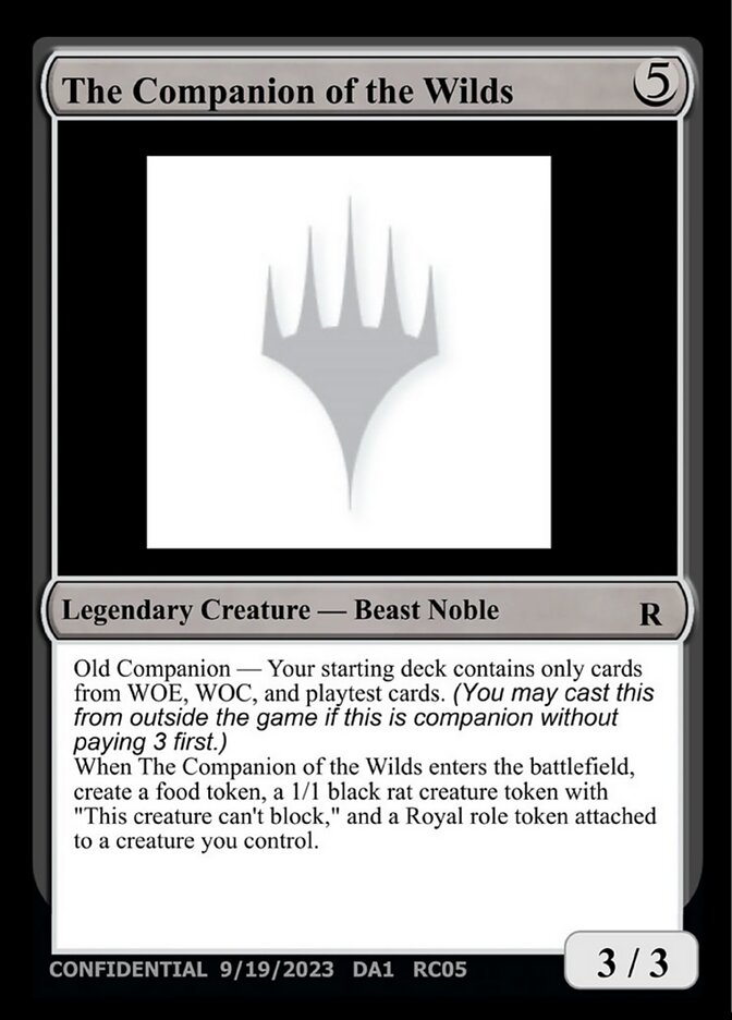 The Companion of the Wilds, Unknown Event · rc05b