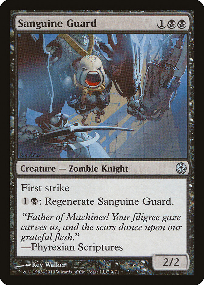 Sanguine Guard, Duel Decks: Phyrexia vs. the Coalition · 9/71