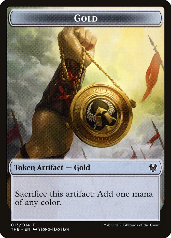 Gold, Theros Beyond Death Tokens · 013