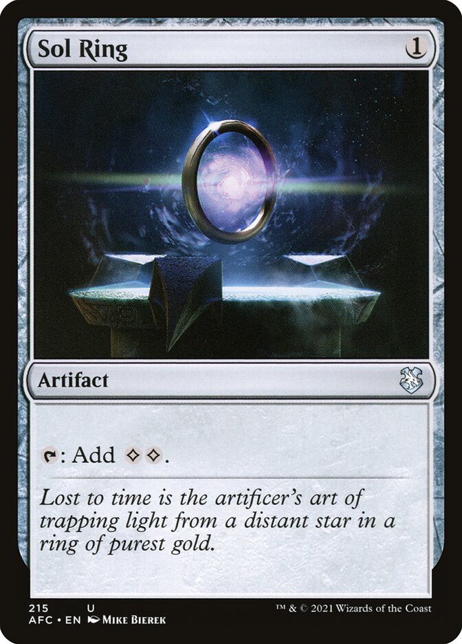 Sol Ring, Forgotten Realms Commander · 215