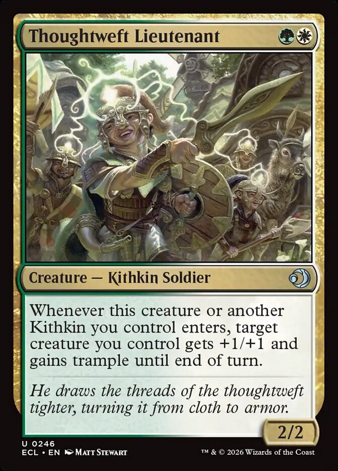 Thoughtweft Lieutenant, Lorwyn Eclipsed · 0246
