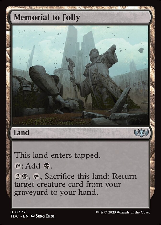 Memorial to Folly, Tarkir: Dragonstorm Commander · 0377