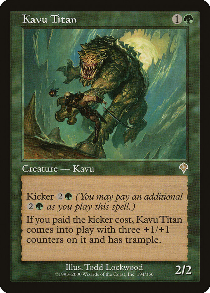 Kavu Titan, Invasion · 194/350