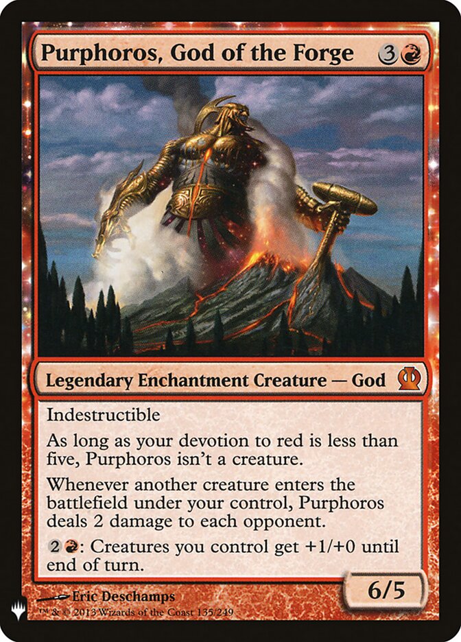 Purphoros, God of the Forge, The List · ths-135