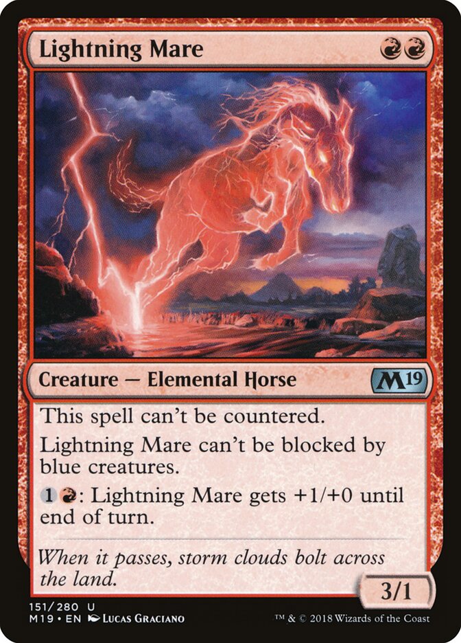 Lightning Mare, Core Set 2019 · 151/280