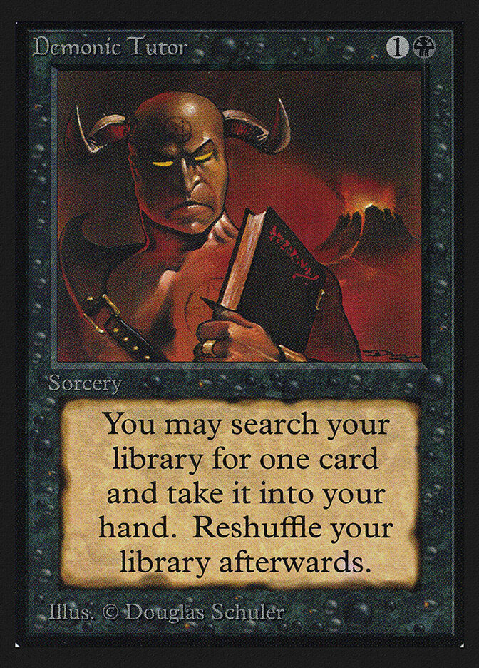 Demonic Tutor, Intl. Collectors' Edition · 105